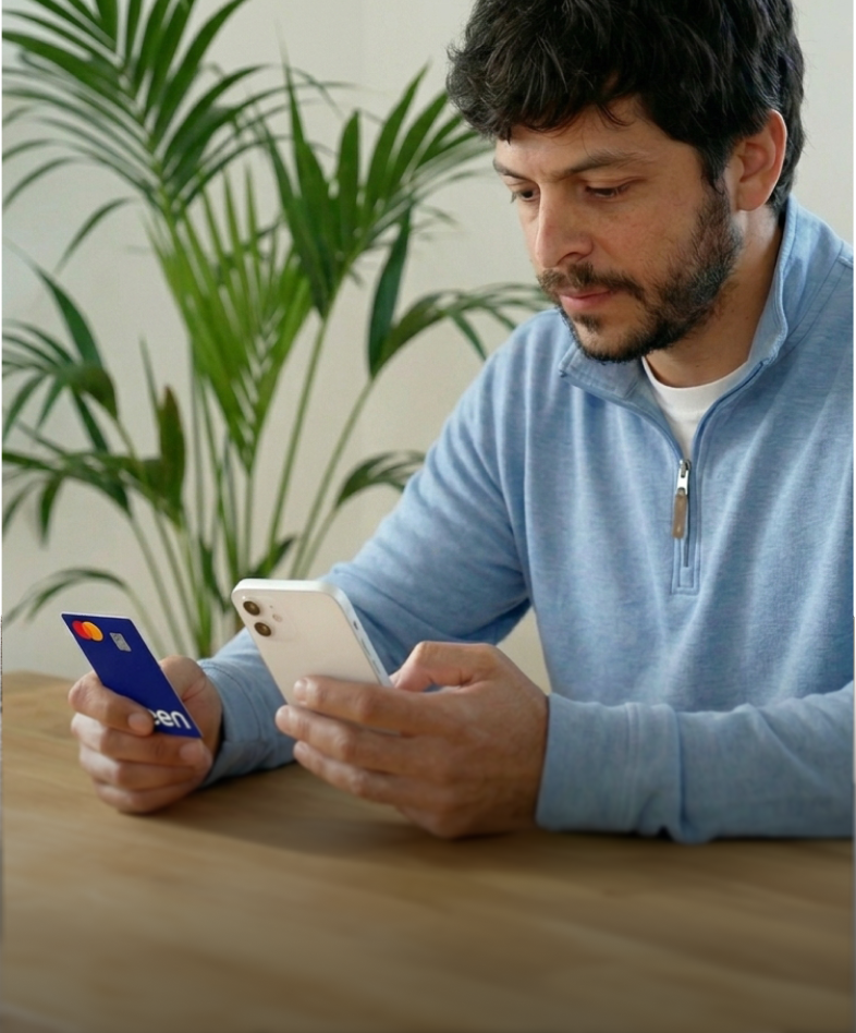 Person rebuilding their credit