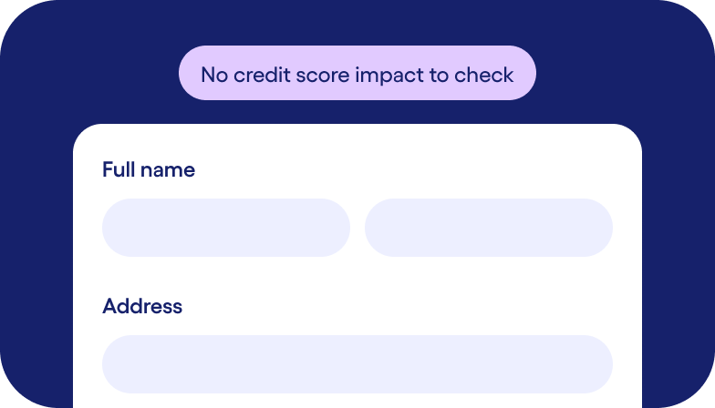 Step 1 – Check if you prequalify